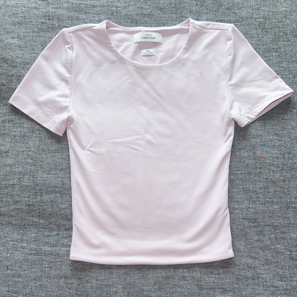 Babaton Aritzia Contour Tee - Soft Pink